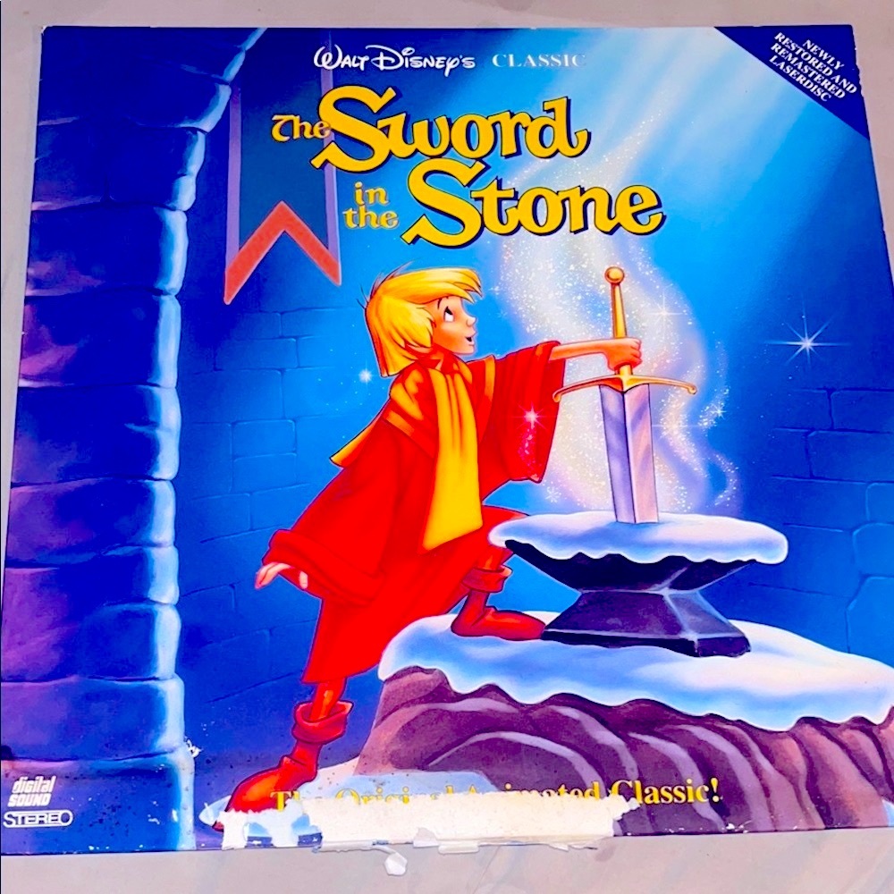 Walt Disney's The Sword in the Stone laser disc